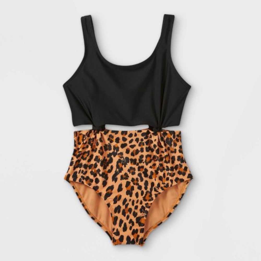 Leopard swimming suit